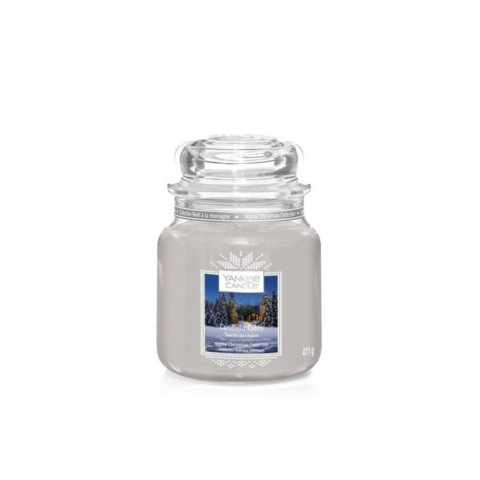 Yankee Candle Candlelit Cabin - Medium Jar-2